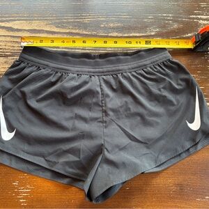 Nike Aeroswift Men's Black split running Shorts